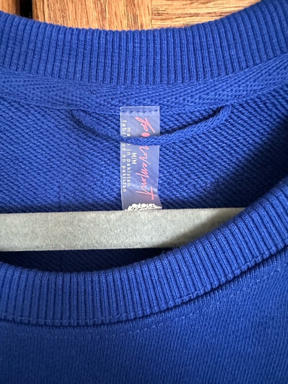 Free People Movement Flutter Tank Sweatshirt Electric Blue M NWT - Picture 5 of 8